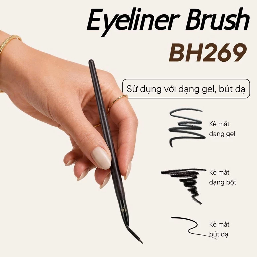 Cọ Kẻ Mắt BH Cosmetics Eyeliner Brush BH269